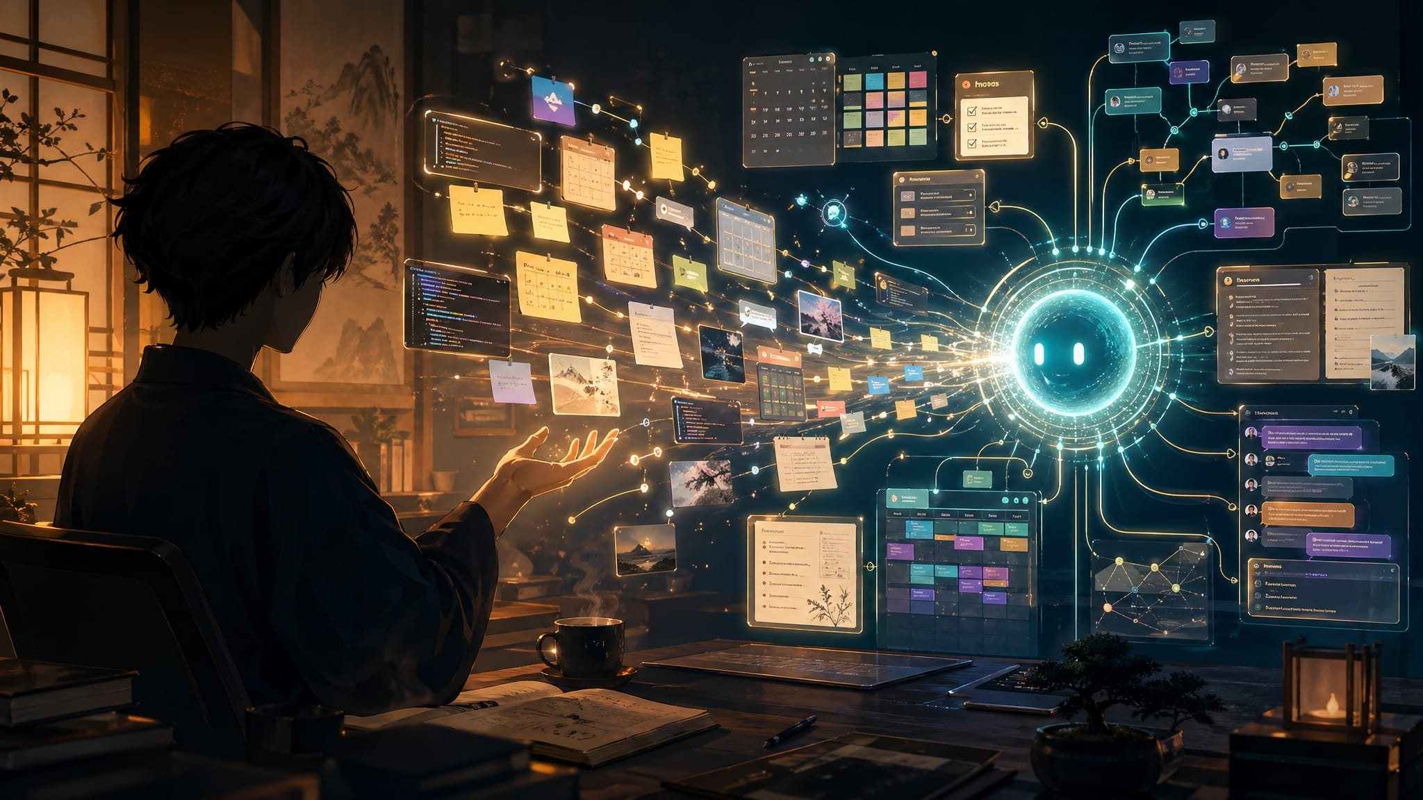 KurodaLab のカバー画像。AI と一緒に日々の小さな情報を整理する作業空間。